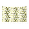 thumbnail image 1 of Yellow Tapestry, Grunge and Vintage Style Concept of Chamomiles with Leaves Blooming Floral Design, Fabric Wall Hanging Decor for Bedroom Living Room Dorm, 2 Sizes, Grey Yellow, by Ambesonne, 1 of 1