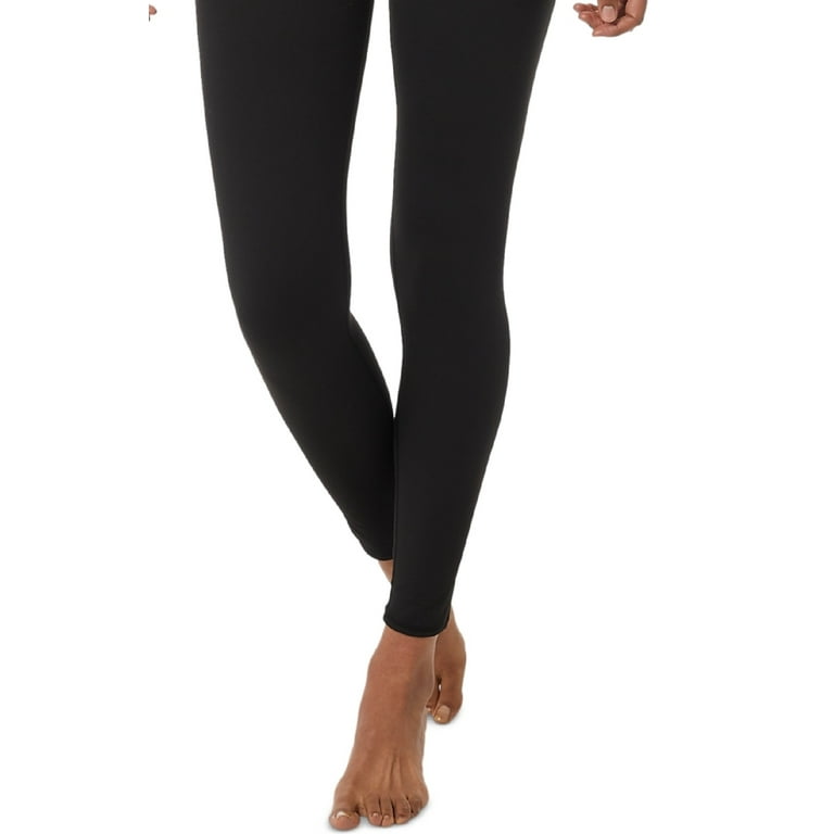 32 Degrees Women s Cozy Heat High Waisted Leggings Black Size X Large Walmart