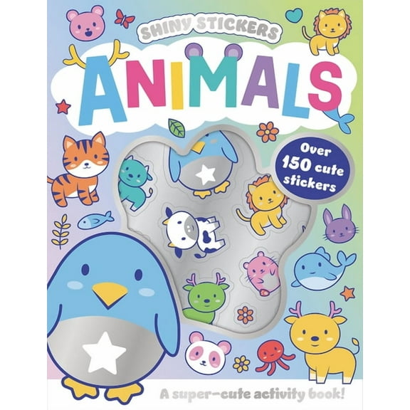 Shiny Sticker Activity Books Animals, (Paperback)