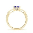thumbnail image 2 of Angara Natural 0.9 Ct. Tanzanite Solitaire Ring in 14K Yellow Gold for Women (Ring Size: 11.5), 2 of 9