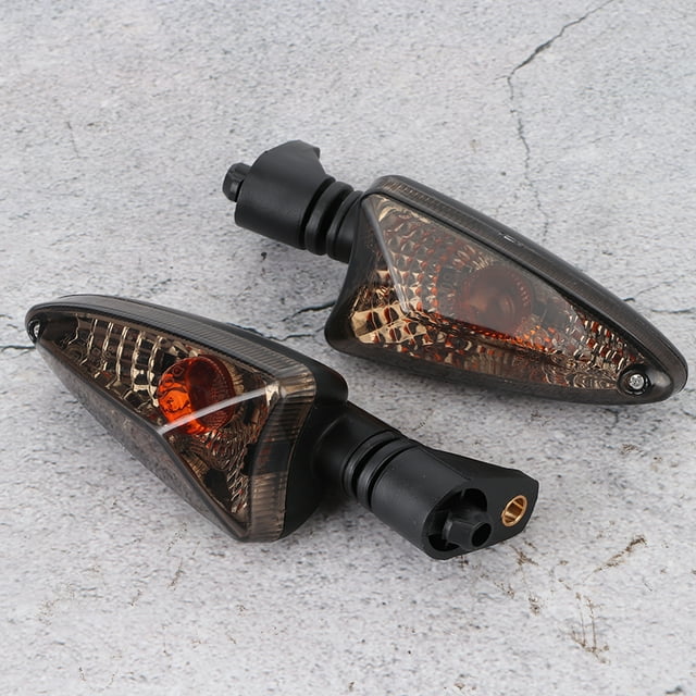 Motorcycle Turn Light Indicator Lamp for 675R Stylish High Brightness Yellow Light ABS Material Set of 2