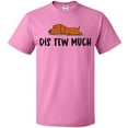 thumbnail image 3 of Inktastic Napping Dis Tew Much Daschund Weiner Dog Brown T-Shirt, 3 of 5