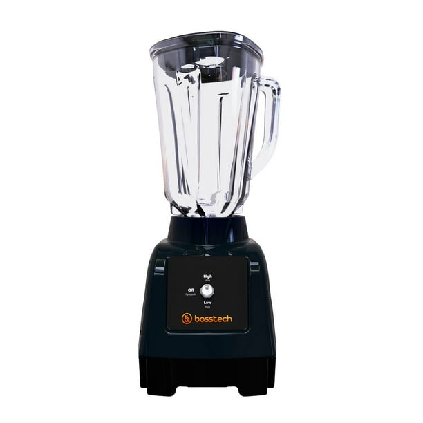 Licuadora 750W Vidrio 2L Tradicional 2Vel Bosstech B2 Negro