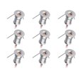 thumbnail image 1 of Mini Downlight DC12V 1W 3000K 9 Pack Silver , Used for Indoor Wardrobe Lighting, Cabinet Lighting, Artwork Light, 1 of 5