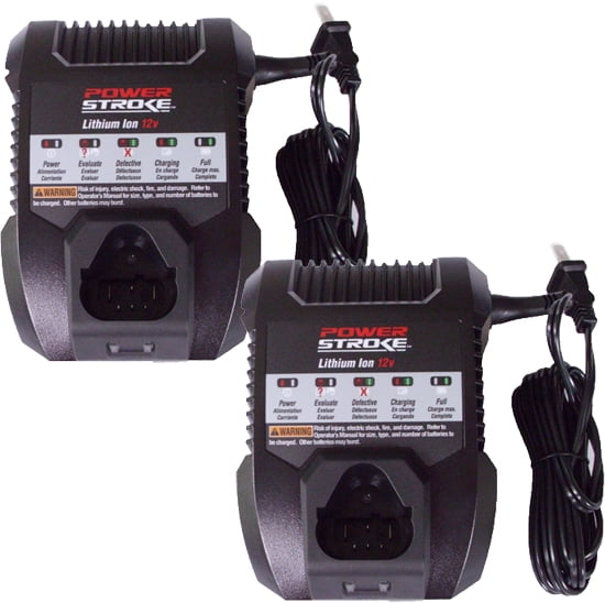 Ryobi Power Stroke PSL0CH121 Replacement 12V Lion Charger (2 Pack