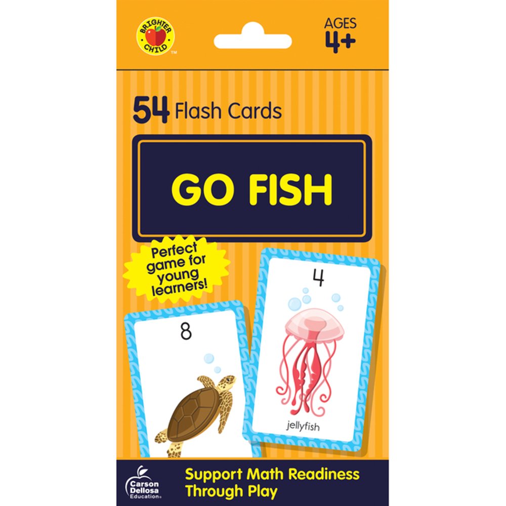 Go Fish Card Game 54 Flash Cards