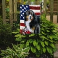thumbnail image 2 of Carolines Treasures BB9645GF Bernese Mountain Dog Patriotic Flag Garden Size  Small multicolor, 2 of 3