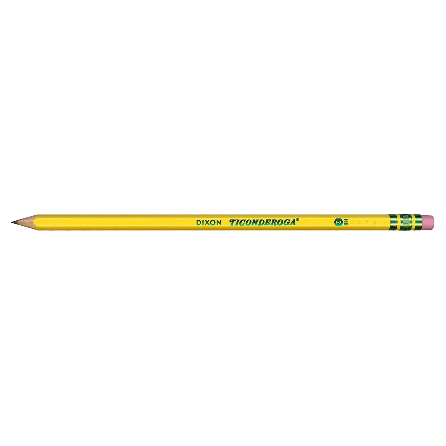 Yellow Pre-Sharpened with Eraser 2-Pack Wood-Cased #2 HB Soft My First Pencils 