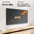 thumbnail image 2 of HOMOUNT Full Motion TV Wall Mount for Most 32-80 inch TVs, Wall Mount Bracket with Articulating Swivel and Tilt, Max VESA 600x400mm, Holds up to 132lbs, 2 of 8