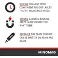 thumbnail image 3 of Minomag Magnetic Dry Erase Labels 2x4 inch (25 Count), 3 of 4