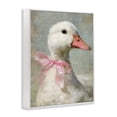 thumbnail image 2 of Stupell Industries Traditional Portrait of Pink Bow Goose White Framed Giclee Art, 24 x 30, by LSR Design Studio, 2 of 8