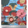 thumbnail image 1 of Soimoi polyester Crepe Fabric Flower Artistic Fabric Prints By Yard 52 Inch Wide, 1 of 3