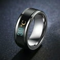 thumbnail image 2 of QQTDFG Stainless Steel Temperature Measurement Ring Mood Rings Thermometer Display-silver-7, 2 of 9