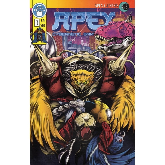 Apex: Cybernetic Samurai Owl #3B VF ; Kenny Aitken Comic Book