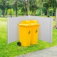 thumbnail image 2 of Ktaxon Privacy Screen,Vinyl Privacy Fence Panels 2-Panel Picket Fence Garden Fence for Garden Patio Lawn, 2 of 11