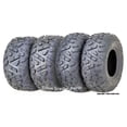thumbnail image 1 of Set of 4 WANDA ATV Tires 19X7-8 Front & 18X9.5-8 4PR Rear Big Horn Style, 1 of 5