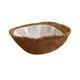 thumbnail image 1 of Forro de fibra de coco semicircular para cesta colgante de pared, macetero o florero. 30 centimetros, 1 of 9