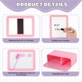 thumbnail image 4 of Kit Organizador para Casillero abcGoodefg Rosa 29x26x31 cm, 4 of 7
