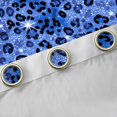 thumbnail image 4 of Homewish Leopard Print Blackout Curtains Set of 2 (52x84 Each), Blue Cheetah Print Curtain, 4 of 5