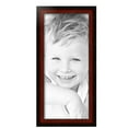thumbnail image 2 of ArtToFrames 10" x 23" Matte mahogany Diploma Picture Frame, 10x23 inch Brown Wood Poster Frame (WOM-5108), 2 of 7
