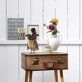 thumbnail image 2 of Wood Bird Figurine Home Decor Accent, Rustic Bird Statue Tabletop Decoration Owl Decor for Living Room Bedroom Office Decoration, Abstract Bird Figurine Spring Summer Autumn Decor (Rust Color B), 2 of 7
