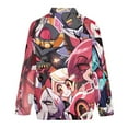 thumbnail image 5 of Hazbin Hotel Comedy Animated Fashion Jacket Mens Windbreaker Coat Lightweight Zipper Clothes Streetwear Bomber Outerwear Jackets, 5 of 7