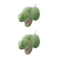 thumbnail image 1 of Ounissouiy Colgante de montaje en pared con cabeza de dinosaurio para cuarto de niños CON / Cuerda colgante verde 2piezas Verde, 1 of 1