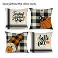 thumbnail image 3 of Advancent 4 paquetes/lote de fundas de almohada suaves y duraderas para un acogedor Halloween en casa, decoración de ambiente festivo, Halloween Type3 NO3, 3 of 6