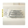 thumbnail image 5 of Clearance Sales! Compression Packing Cubes for Suitcases, 4 Pcs Set Packaging Bags Space Saving Travel Essentials, Compressible Expandable Luggage Organizer Bags Set for Carry On, 5 of 6