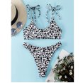 thumbnail image 3 of Hinvhai Plus size Swimsuits clearance Women Diamond Decoration Bikini Set Push Up Swimsuit Beachwear Padded Swimwear Black S(S), 3 of 9