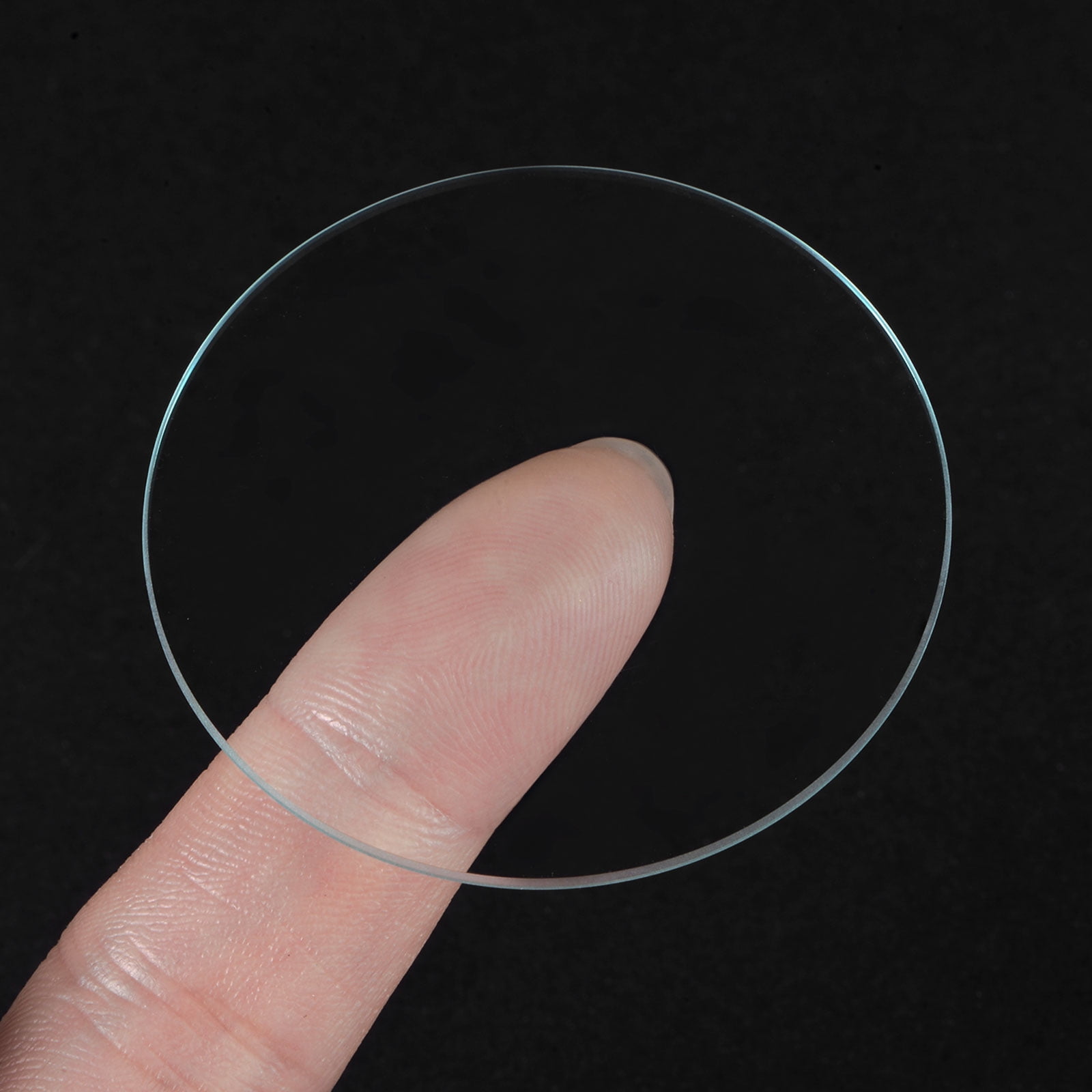 Unique Bargains 6Pcs 45mm Diameter Watch Crystal Lens Glass for Watchmaker Repair Work