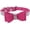 Hot Pink, variant on Small Dog Collar with Bowtie,Rhinestone Bling Diamond Sparkly Crystal Jewel Cute Adjustable for Small Medium Large Girl Puppy Cat Collars Female Pet Kitten