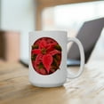 thumbnail image 5 of Poinsettia Flower White 15 oz Ceramic Mug by JC Designs, 5 of 5