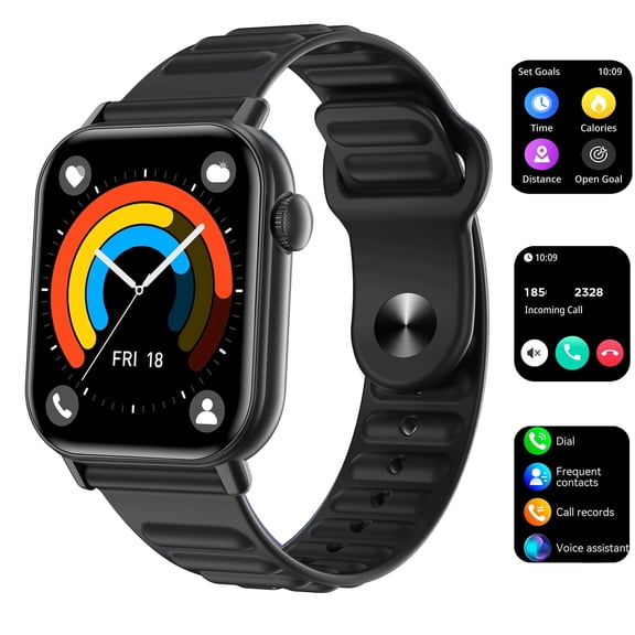 Smart Watch, 1.83" HD Bluetooth(Answer/Make Call), IP67 Waterproof, 150  Sports Modes, Health, Fitness & Sleep Tracker, Timer, Fitness Watch for Android/iOS