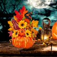 thumbnail image 3 of Calabaza de Halloween, modelo de calabaza falsa, adorno de calabaza artificial decorativo, decoración de Halloween para escritorio, hogar, regalos Estilo A, 3 of 5