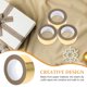 thumbnail image 5 of FELTECHELECTR 3 rollos de cinta adhesiva decorativa washi para manualidades, para scrapbooking, 5 of 5