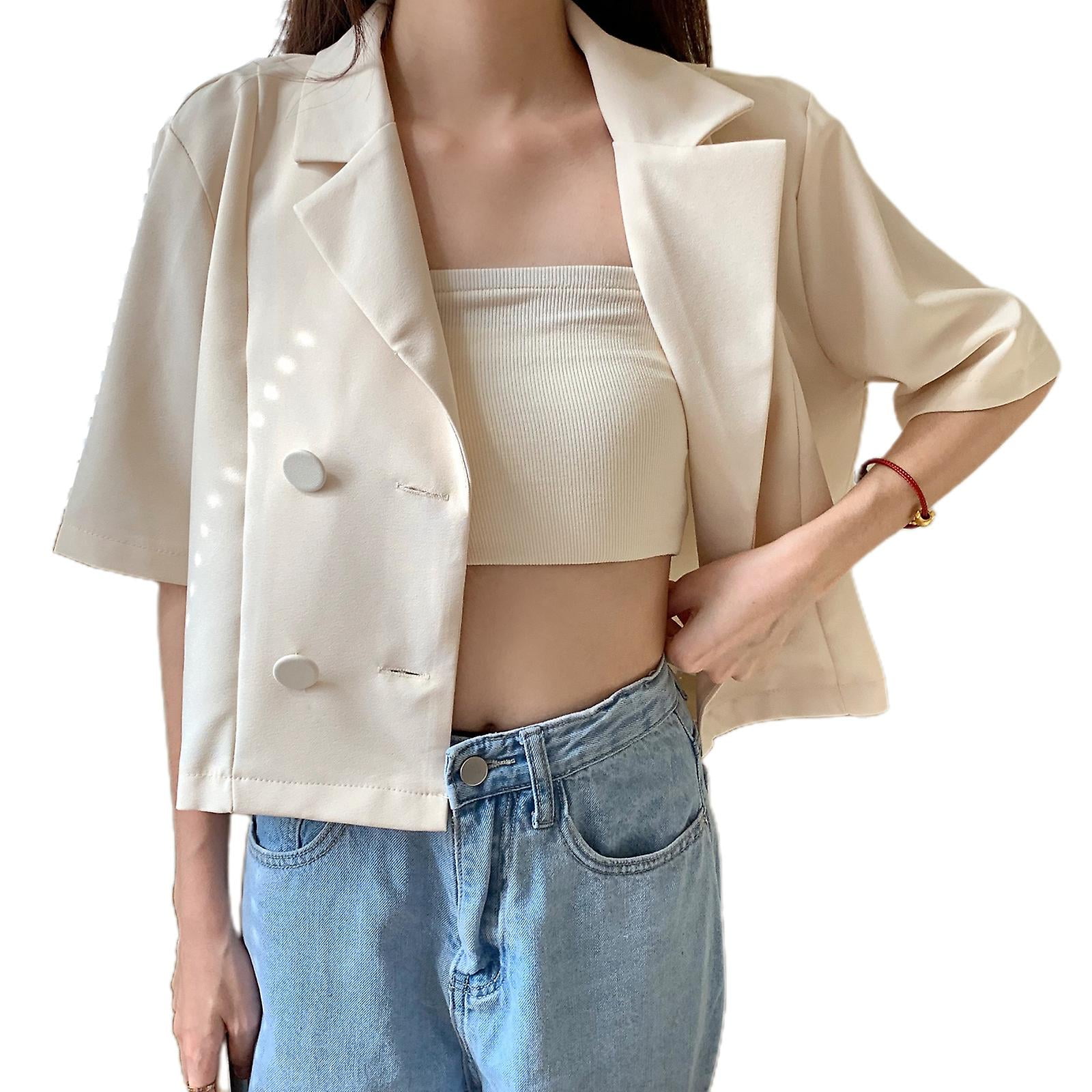 Half sleeve blazer best sale