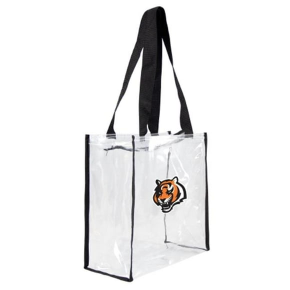 Little Earth Productions 301311-BENG Sac de Stade Carré Transparent Cincinnati Bengals