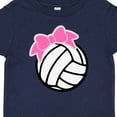 thumbnail image 4 of Inktastic Volleyball with Pink Bow Boys or Girls Baby T-Shirt, 4 of 5
