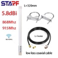 thumbnail image 1 of Helium Miner Antenna Lora Omni-Directional Hnt Hotspot With Low Loss Cable, 1 of 5