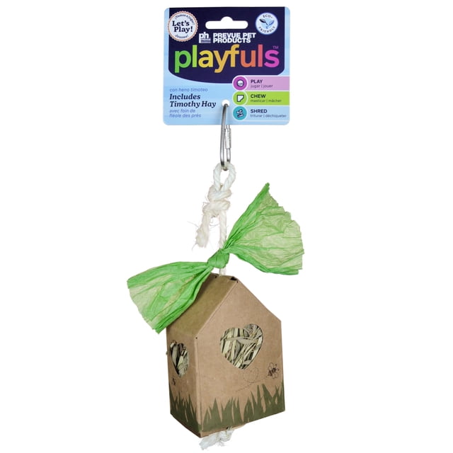 Juguete masticable Prevue Hendryx Timothy Hay House para animales pequeños