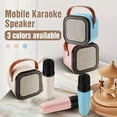 thumbnail image 5 of Cobear Portable Wireless Karaoke Microphones with LED Lights and USB Charging, 5 of 7