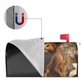 thumbnail image 2 of Rateoe Cow With Butterflies Lilies Printed Mailbox Covers - Easy to Install Fall, Winter, Spring, Summer Mailbox Cover - Weather and UV-Resistant Mailbox Decor - Mailbox Magnetic Covers-21x18 in, 2 of 8