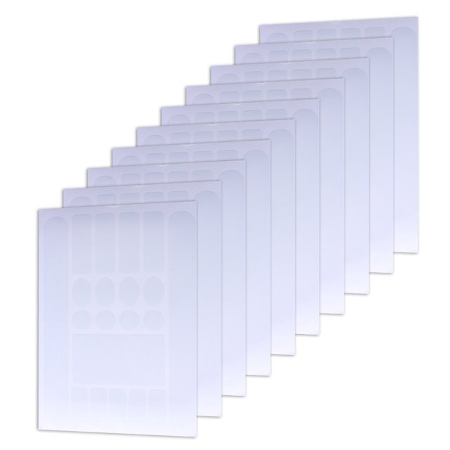 Amdohai 10pcs Mountain Bike Frame Protective Film Scratch-Resistant Bicycle Fork Chainstay Protector Decal Sticker Guard