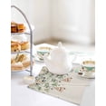 thumbnail image 4 of Green Coastal Kitchen Dish Towels for Drying Dishes Set of 2, Eucalyptus Leaves Summer Beach Starfish Rustic Waffle Weave Microfiber Hand Tea Bathroom Towels Quick Dry & Absorbent Towel 12x12, 4 of 7