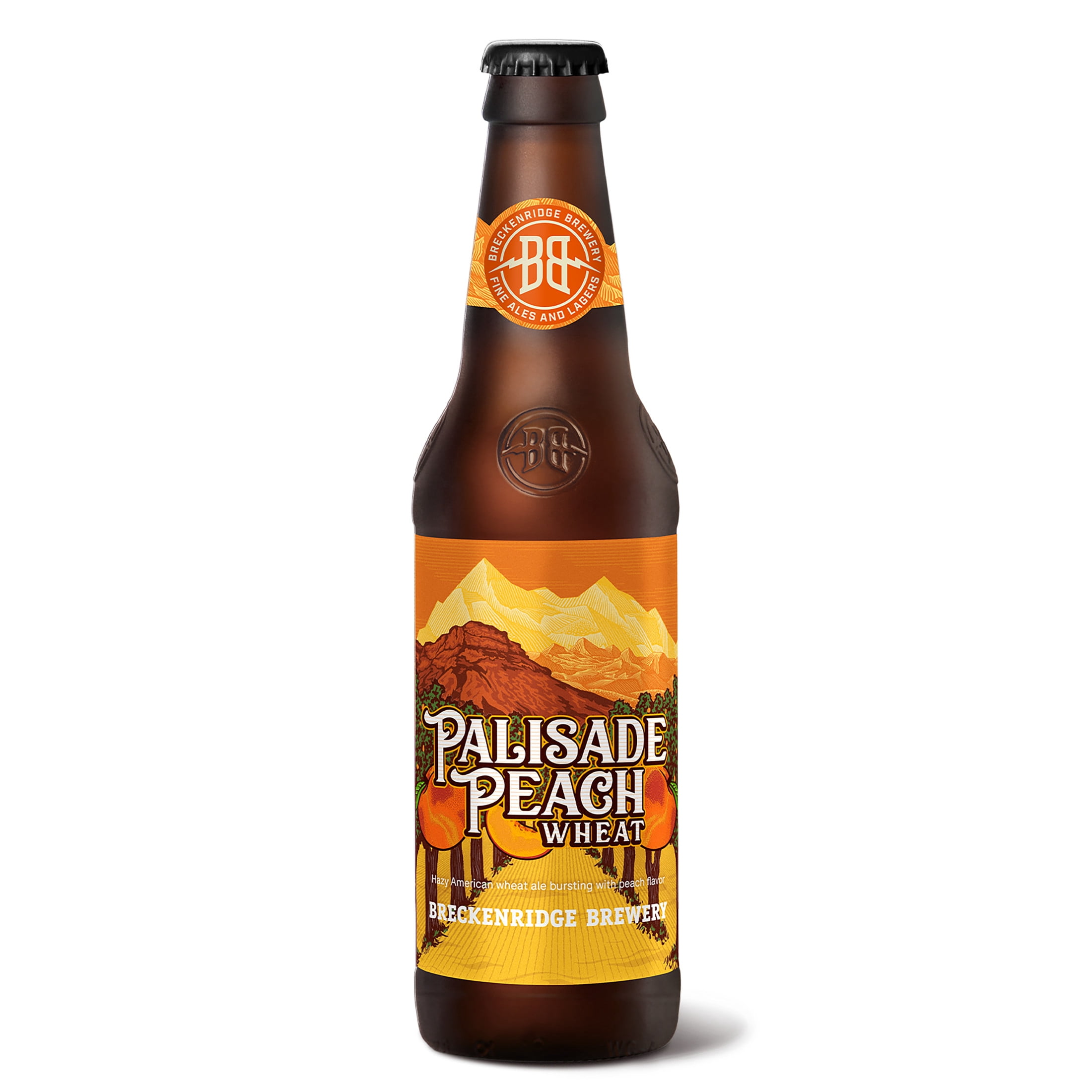 Breckenridge Brewery, Palisade Peach, Wheat, Craft Beer, 6 pack, 12 fl oz Glass bottle, 5.3% ABV