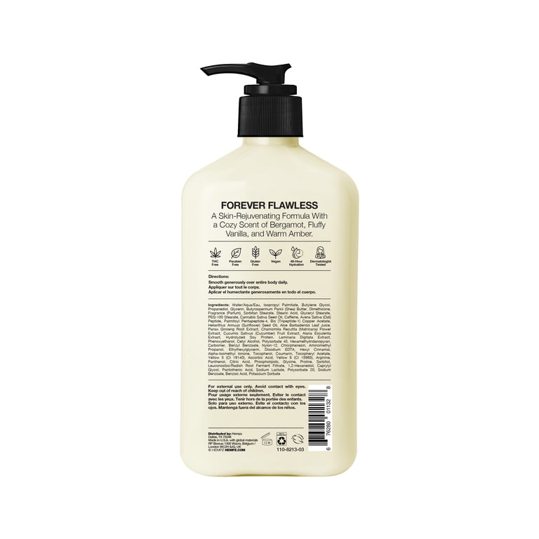 Hempz Age Defying Herbal Moisturizer Lotion for Dry Skin 17 fl oz