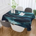 thumbnail image 2 of Yayeee Tablecloths for Rectangular Tables 60 x 90 inch Party Table Cover, Blue Mountains, 2 of 6
