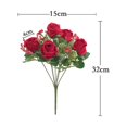 thumbnail image 6 of Artificial Flower Good Detail Realistic No Wither No Watering Long-lasting Fake Rose Photo Prop Table Centerpiece Wedding Party Decor Supplies, 6 of 7