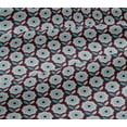 thumbnail image 4 of oneOone Cotton Jersey Maroon Fabric Florals Sewing Material Print Fabric By The Yard 58 Inch Wide, 4 of 4